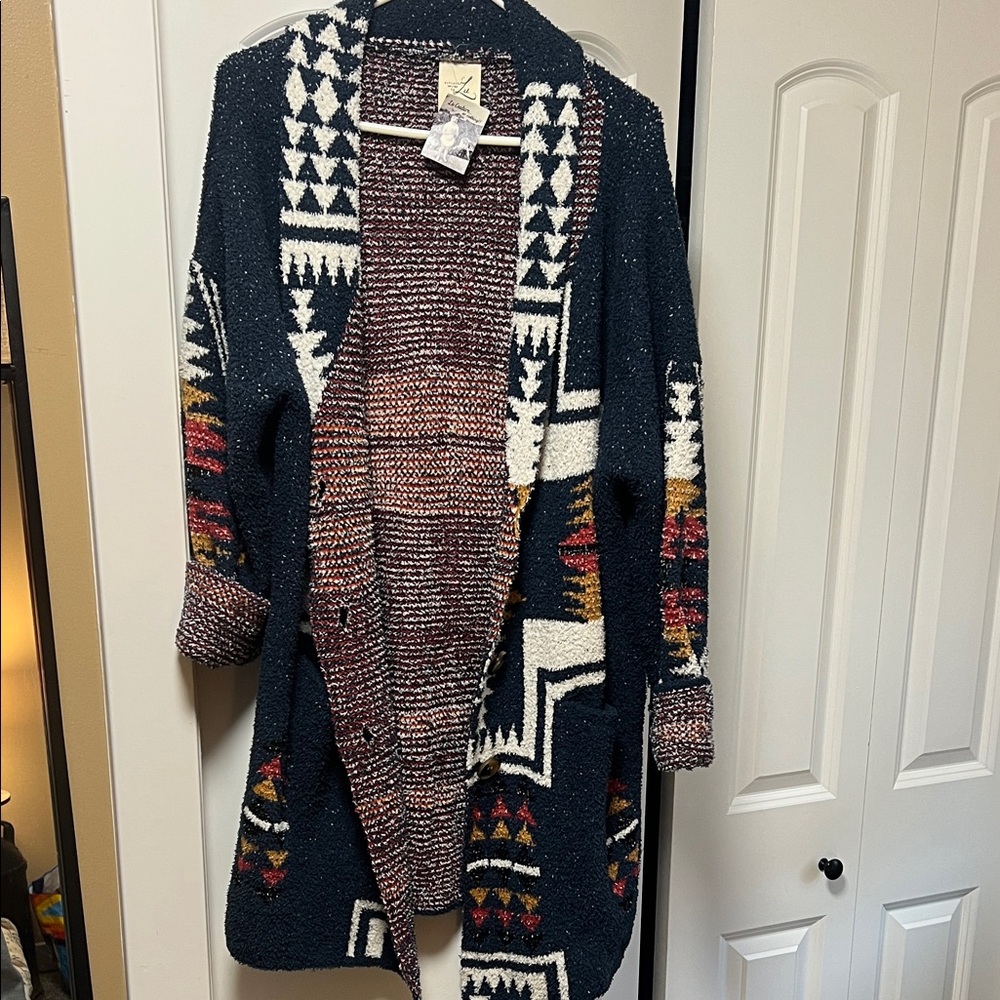 Western Aztec Cardigan